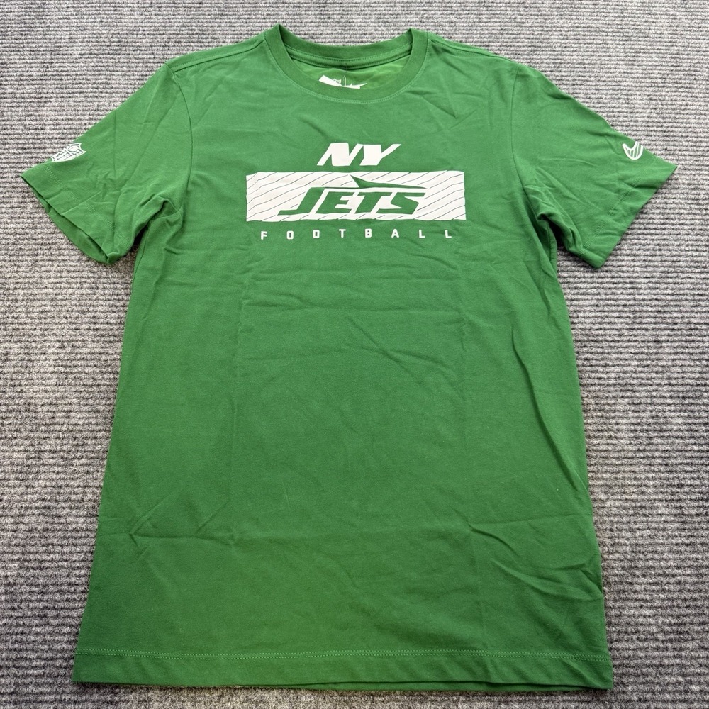 Nike Dri Fit New York Jets Shirt Men's Size Small Green NFL Logo New With‎ Tags